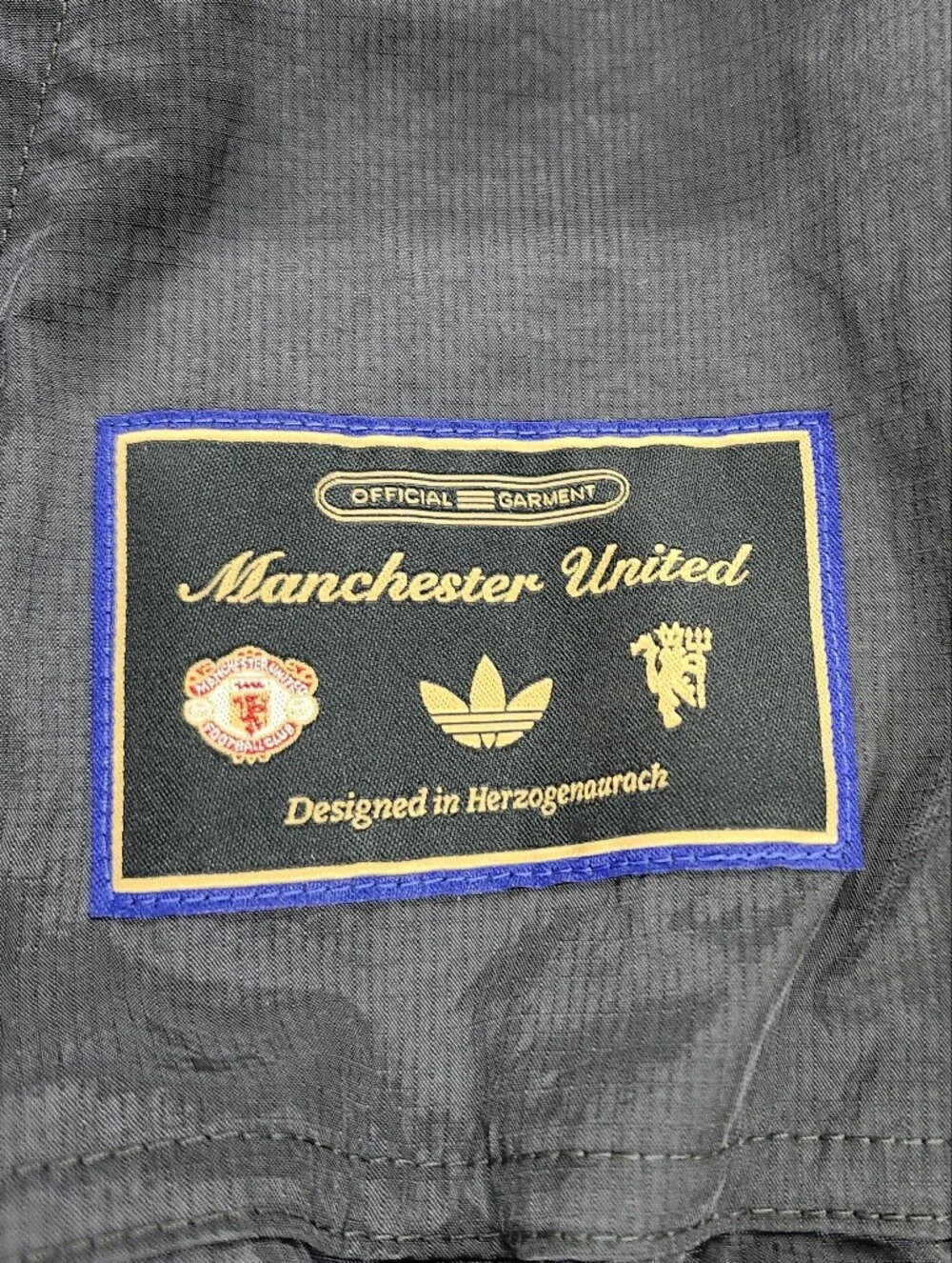 Adidas Manchester United Terrace Icons Half-Zip Jacket Men’s Size S JN2825 Loose